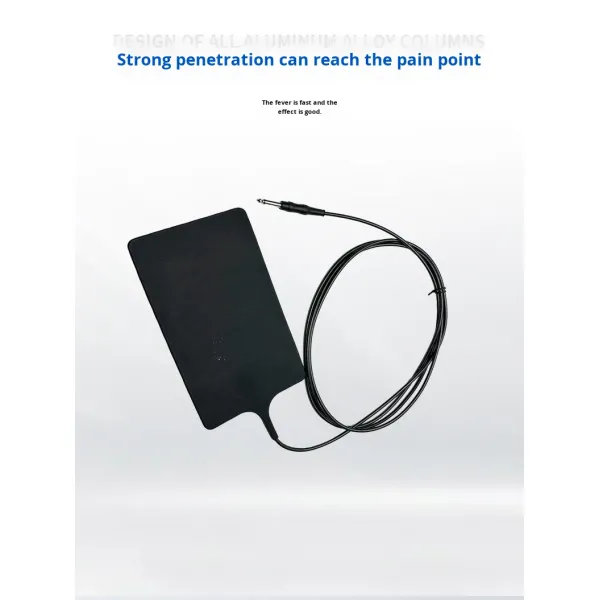 6.3 Single Public High Temperature Resistant Reusable Silicone Negative Electrode Plate Beauty Instrument 3000MM Guangdong Black