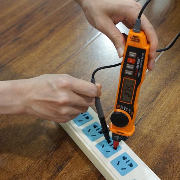 Тип пера Цифровой мультиметр с автоматическим диапазоном Измерение напряжения постоянного и переменного тока Тест NCV