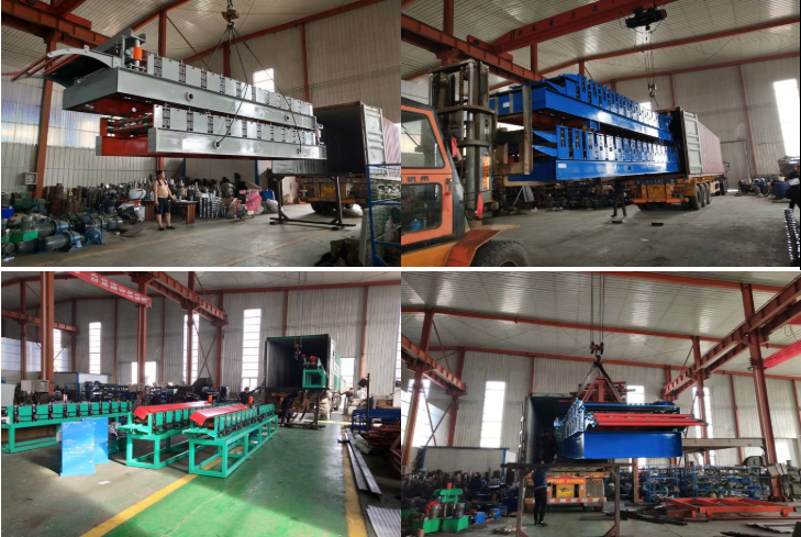 Steel Profile Channel C Shape Metal Roll Forming Machine Hydraulic Cutting