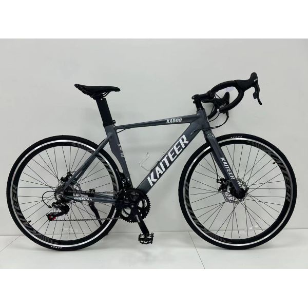 Bicicleta de carretera negra mate de 20 pulgadas de carbono para adultos Szie 700c*490/520/550/590/620