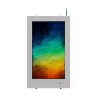 Slim 32 Inch Supermarket Wall Mounted Digital Signage Display 14cm Thickness
