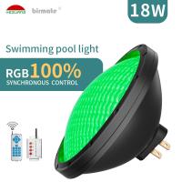 Base en aluminium 520LM de la lumière synchrone 18W GX16D de la piscine Par56 de couverture de PC