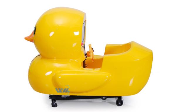Coin Operated Arcade Kiddie Rides Yellow Duck For Amusement Park