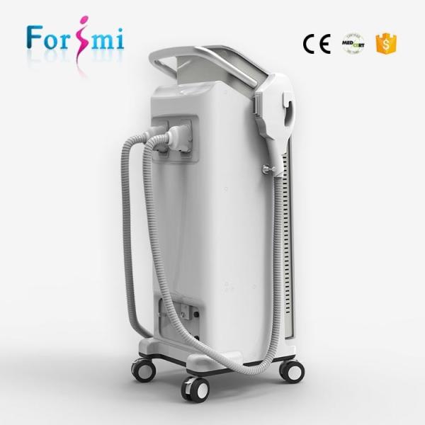 Manufacturer offer 2 handles best vertical shr e-light ipl hair epilation machine