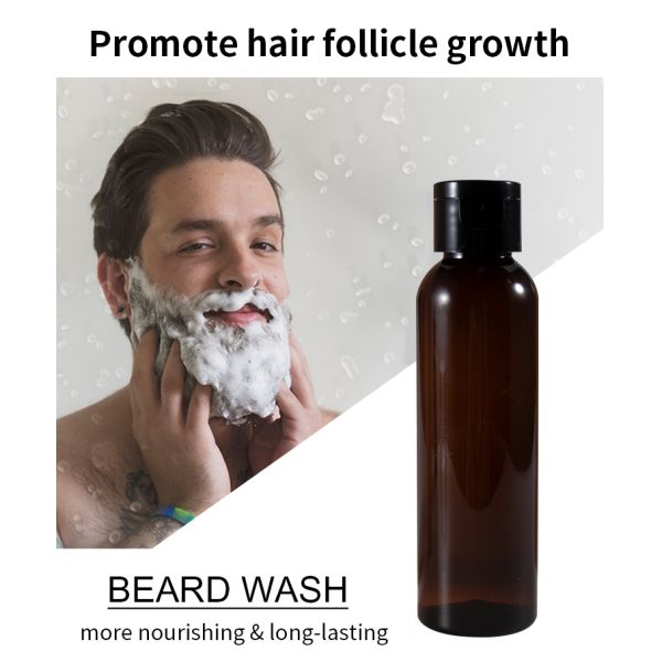 Постепенно красит продукты Skincare людей шампуня мытья бороды 100% естественный