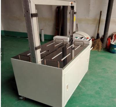 Plastic Pp Box Strapping Machine 1240*1450*1950mm 3KW Steel Iron Material