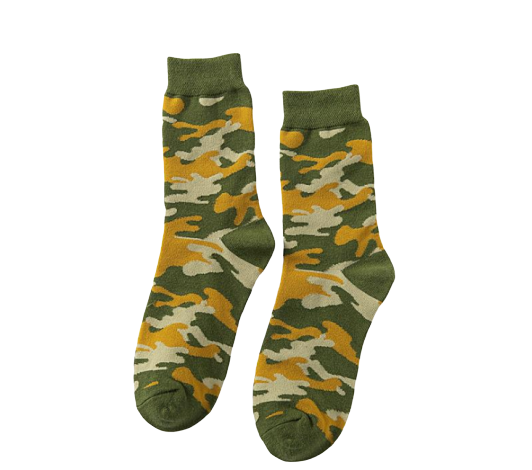 Personality Crew Grain Men Women's Novelty Socks Cotton Custom