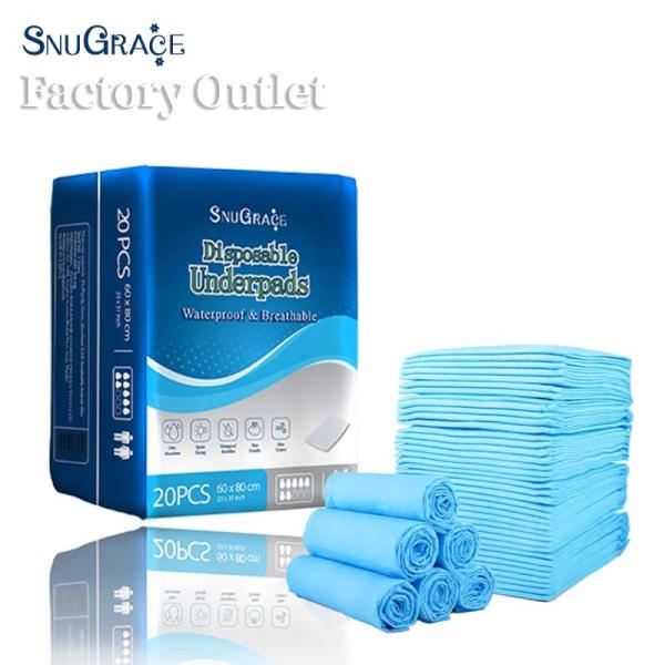 Purepera Women's Hospital Maternity Bed Pads with Anti-Leak 3D Leak Prevention Channel