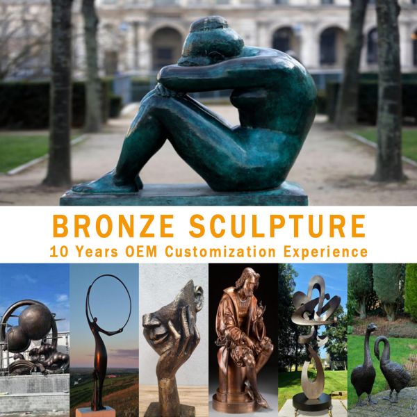 Life Size Bronze Deer Statue with Custom Animal Theme Figurine Cast Using Advanced Technique