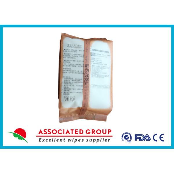 El bebé blanco del color limpia sin alcohol con Spunlace disponible estándar no tejido