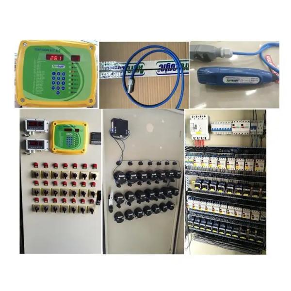 Conjunto completo automático impermeável dos bebedores dos alimentadores da casa de galinha do equipamento de exploração avícola
