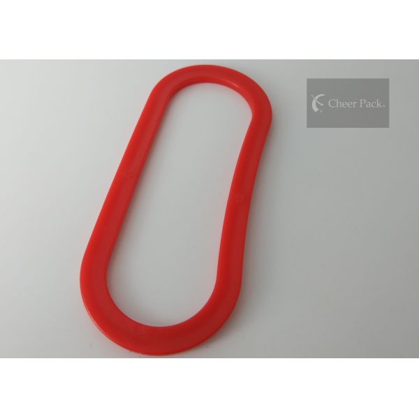 35mm Width PE Plastic Bag Handles 86mm Length For Rice / Soya Bean Bag