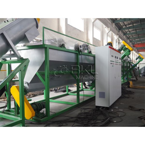 500kg/H Waste Plastic PE PP Film And Bags Washing  Recycling Machine Plant