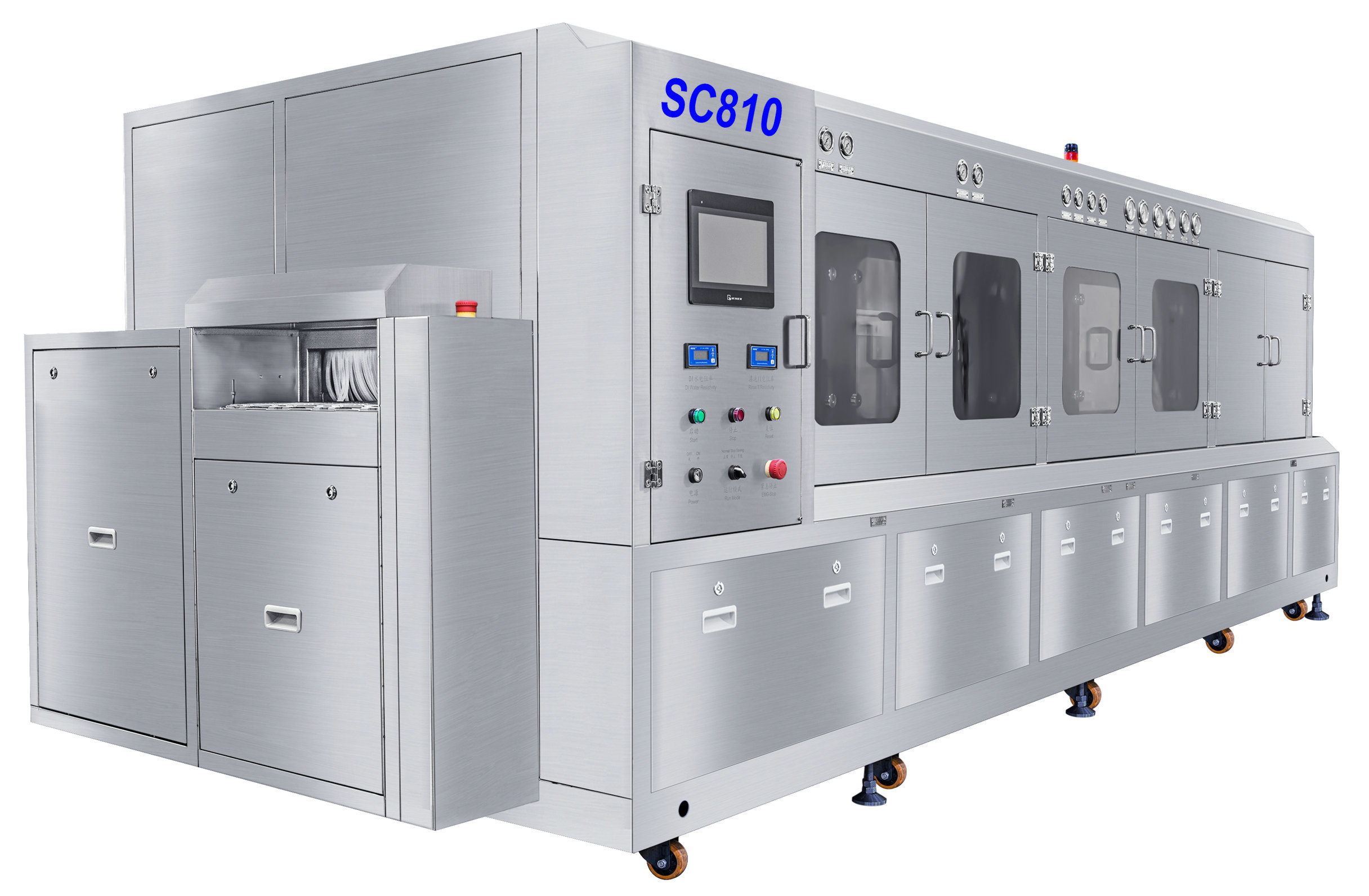 Машина для дефлюксной упаковки полупроводниковых деталей SC810 с одобрением CE