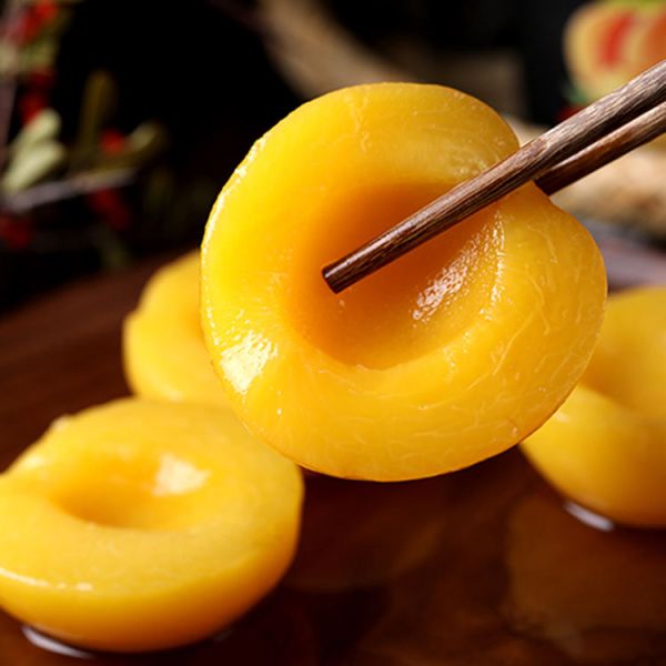 High Quality Hot Sale Fresh Canned Fruit Delicious Canned Yellow Peach in Syrup