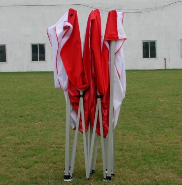 Quadro de alumínio de dobramento feito sob encomenda da barraca miradouro vermelho/branco para a propaganda da exposição
