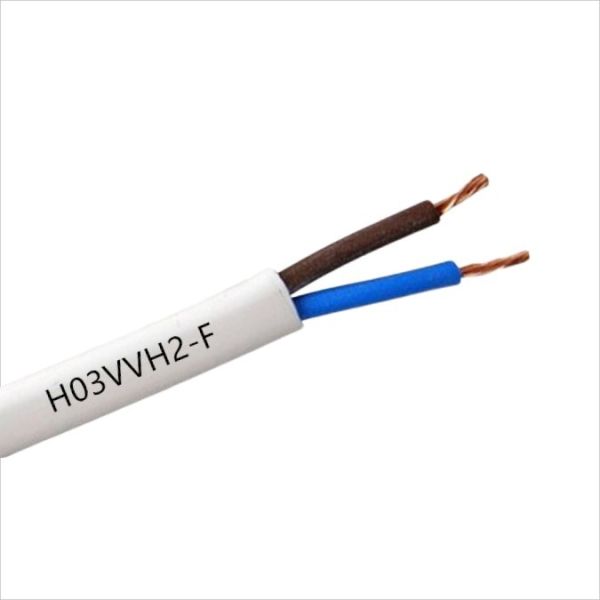 0.5mm2/0.75mm2 J03vvh2 f Electrical Wires with Multicore Cable Cores and PVC Insulation Control Cable Copper Conductor
