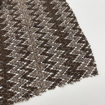 Tissus à tricoter sur mesure en jacquard 75% polyester 25% coton 155cm 220gsm N07-086