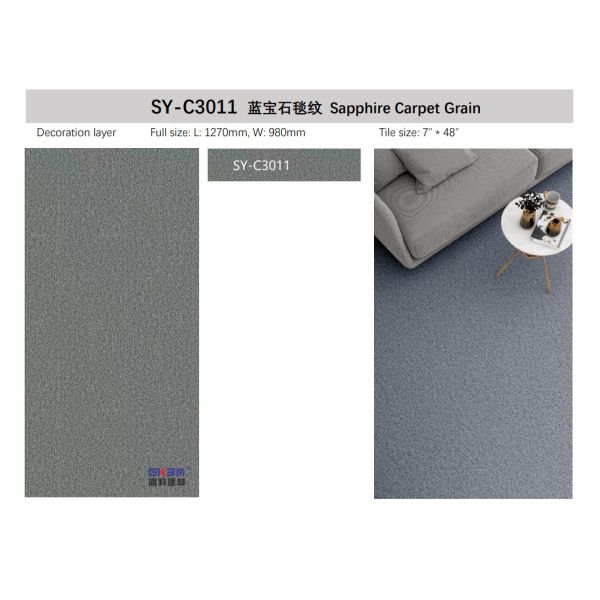 Камень пластиковые составные справляясь 0.3-0.6mm GKBM Greenpy SY-C3011 SPC голубого серого цвета