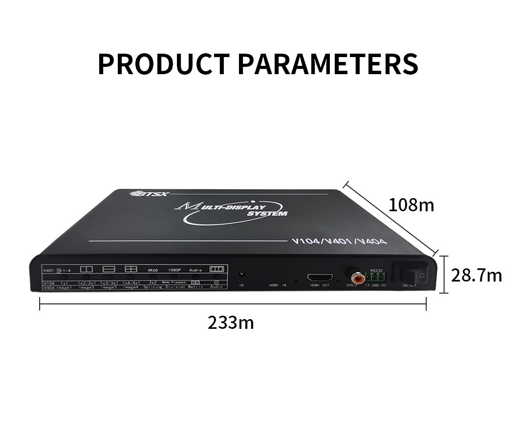 4K Quad HDMI Multiviewer Switch 4X1 1920x1080@60Hz видеостенный контроллер