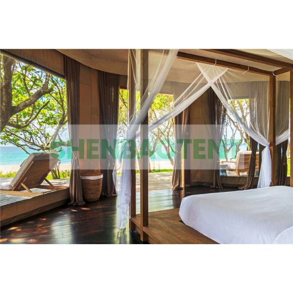 Unique Glamping Luxury Hotel Tents PVDF Outdoor Family Camping Tents Stable