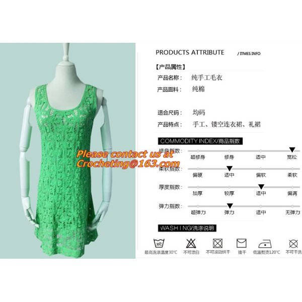 Casual Fashion, Vintage O-Neck, Sleeveless, Women Long Crochet, Chiffion Blouse Plus Size