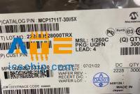 IC de régulateur LDO de micropuce MCP1711 MCP1711T-30I/5X, IC de régulateur linéaire d'UQFN