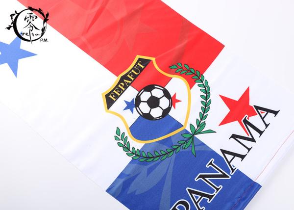 Panama Soccer Multicultural Flag Banners Hanging Vivid Color UV Fade Resistant Panama Flags Polyester with Hanger