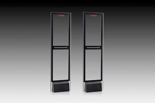 Black Arcylic Electronic Article Surveillance System Library Bookstore Supermarket  Antitheft Gate