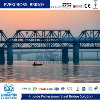 Prefabricado Truss de aço Ponte Pedestre Ponte Ferroviária Com Tinta