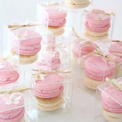 Transparent Folding Plastic Food Container OEM Custom Gift Box PET Clear