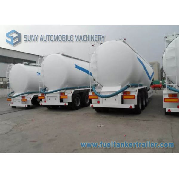 52 Cubic Meters Dry Bulk Tanker 15 Ton Cement Powder Trailer