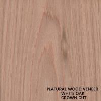 American Natural Oak Wood Veneer Flat Cut Crown Cut Grain AAA Grade Thickness 0.5-0.55mm For Cabinet Face China