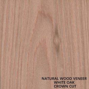 Американская естественная древесина дуба лощит плоскую отрезанную крону отрезала толщину 0.5-0.55mm ранга AAA зерна для стороны Китая шкафа