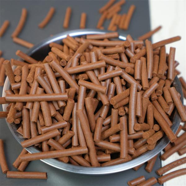 φ 4-5 × L 5 ‰ 15 mm Taille des particules Matériau de désulfuration d'oxyde de fer pour une efficacité d'élimination du soufre