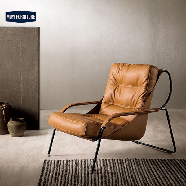 Home Furniture Synthetic Leather Recliner Chair Luxury Chesterfield Designer Lounge Chair Living Room Comfortable Design
