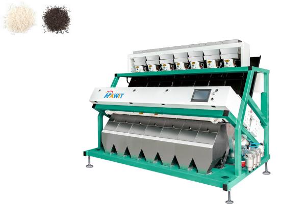 Chromatic CCD Sensor Rice Color Sorter Intelligent With 448 Channels