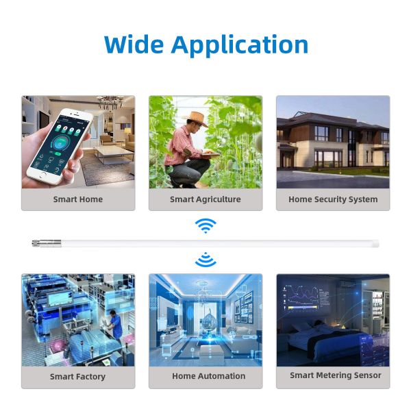 Стеклоткань LoRa Точки доступа антенны 130CM 868mhz Omni дирекционная на открытом воздухе