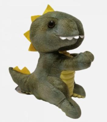 Cor verde faladora do dinossauro do luxuoso principal do nó com algodão de 100% PP para dentro