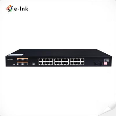 24 interruptores portuários SFP de 10/100/1000M Gigabit Ethernet Network para IEEE802.3az