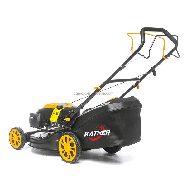 Petrol Gas Lawn Mower 21in 5.5hp 190cc Handle Landscaping Shrub Cutter Grass Box 65L