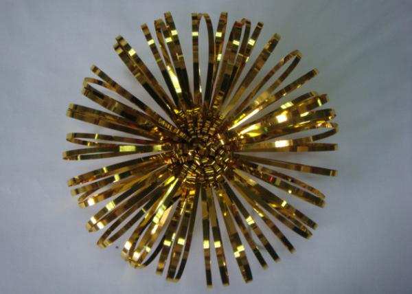 5 Luxury Fancy bows for New Year decoration , hand made PET Firework Bow