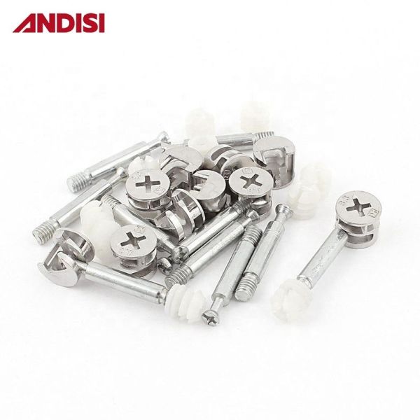 3 in 1 Mini Fix Screw Cam and Bolt Cabinet Hardware Fitting for Modern Design Style