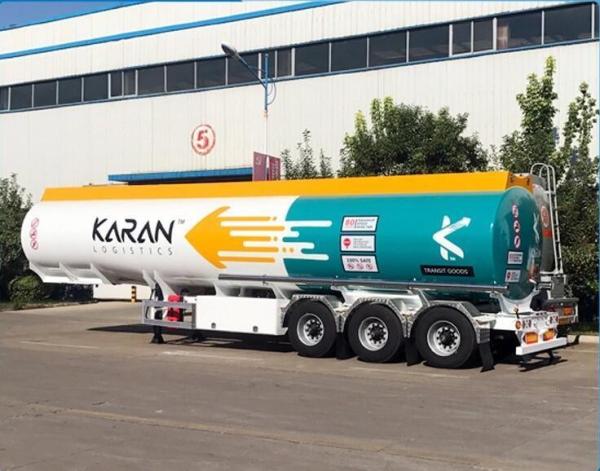 BPW Axle 3 Axles Fuel Oil Petrol Tanker Trailer with Fuwa Axle Steel Material