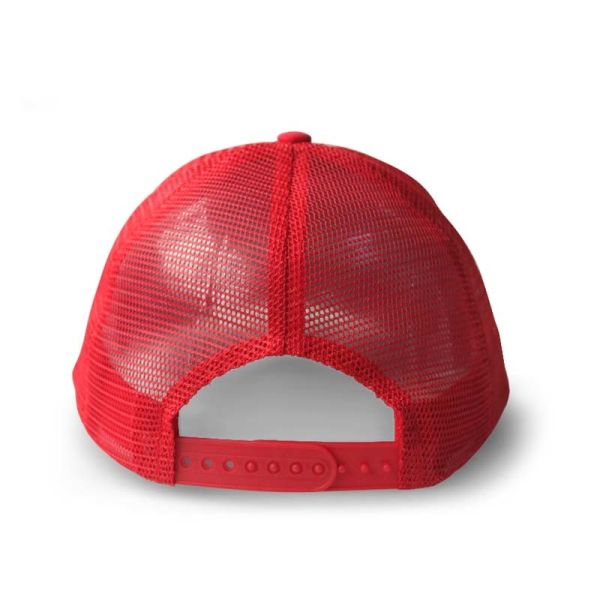 Custom Logo 6 Panel Trucker Cap Mesh Back Curved Brim SGS Approved