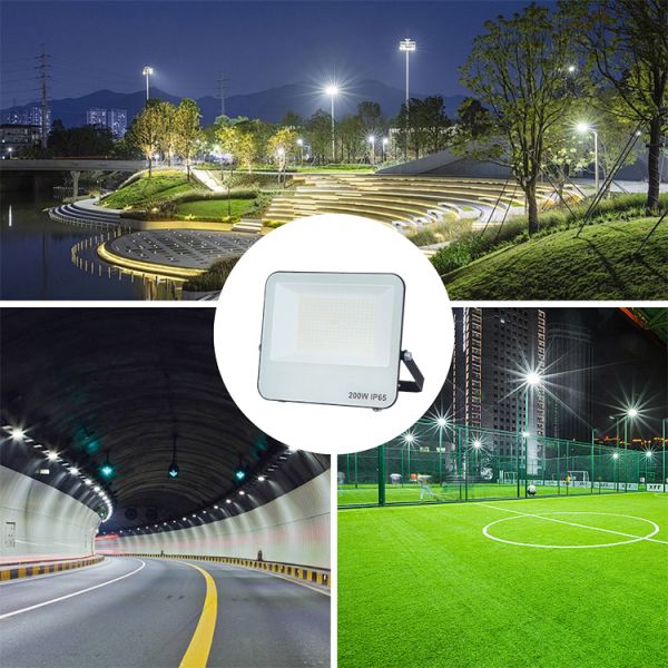 KCD Garden Aluminum 220v Square IP65 Waterproof RGB LED Flood Light with 5 Year Warranty for Outdoor Construction