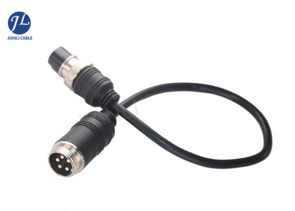 Automotive Rear View Camera Cable , 5 Meter 4 Pin Mini Din S Video SVHS Cable For TV DVD Lead 5M