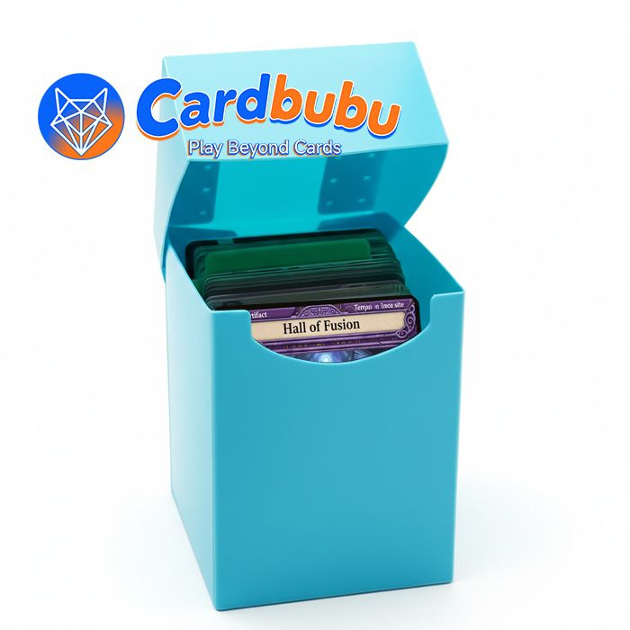 Customizable PP Deck Box 100 Card Capacity Branding Surface for Game Publishers