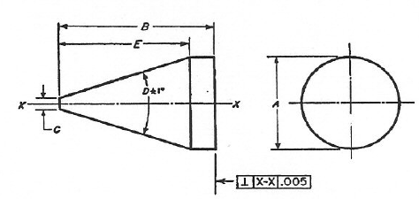 BSM-6 Cone Tungsten Carbide Burr Blank For Brass Aluminum Machining