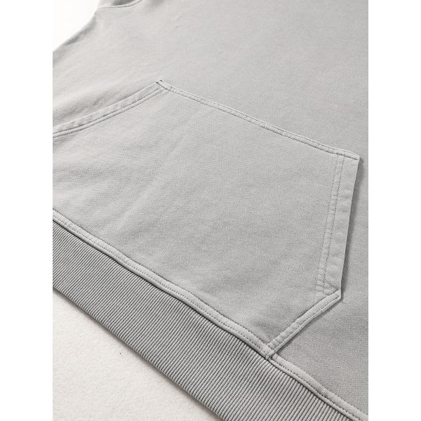 Высококачественный сублимированный стройный фит тяжелый вес пушистый черный чистый хлопок 420г промытый ретро толстый кроссовка